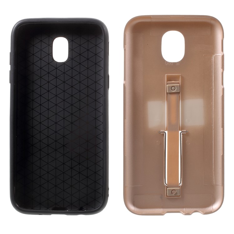 TPU+PC Detachable Heat Dissipation Back Cover with Kickstand for Samsung Galaxy J5 (2017) EU Version/J5 Pro (2017) - Rose Gold-5