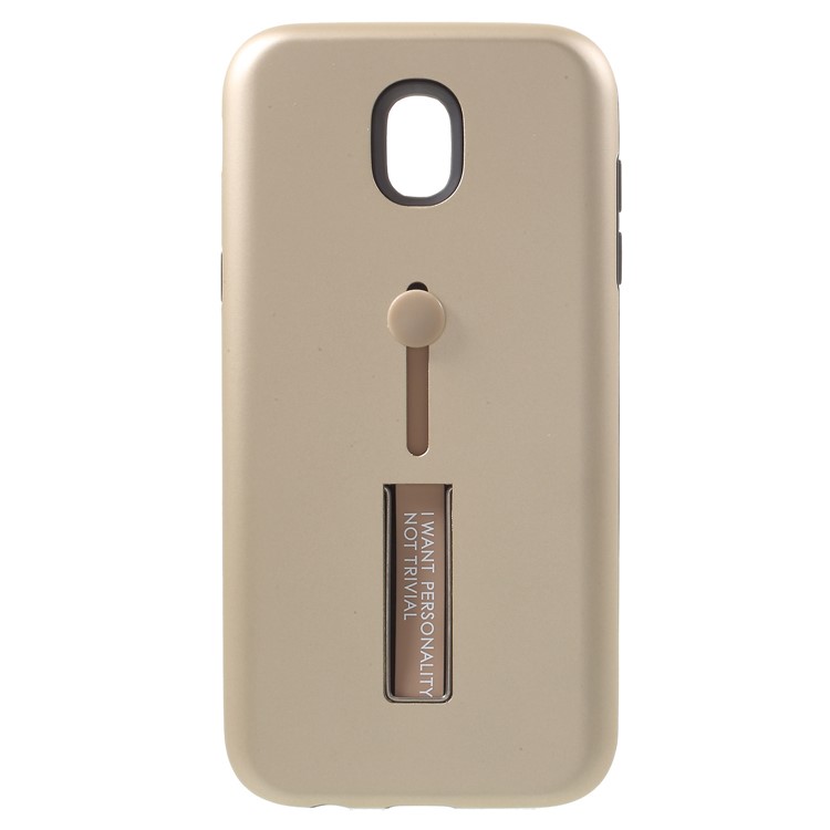 TPU+PC Detachable Cover with Invisible Kickstand for Samsung Galaxy J5 (2017) EU Version/J5 Pro (2017) - Gold-1