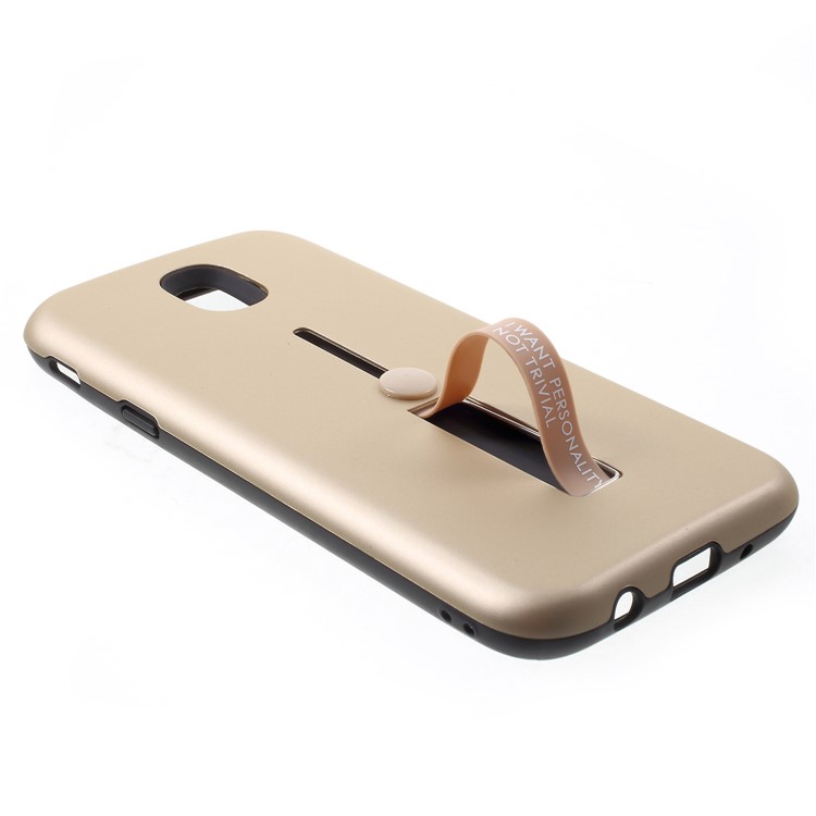 TPU+PC Detachable Cover with Invisible Kickstand for Samsung Galaxy J5 (2017) EU Version/J5 Pro (2017) - Gold-2
