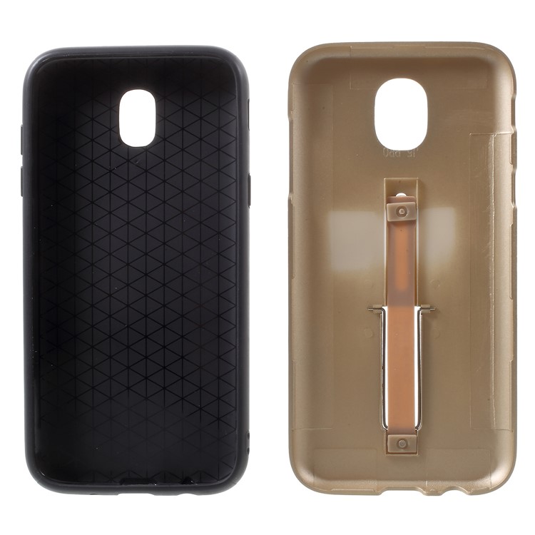 TPU+PC Detachable Cover with Invisible Kickstand for Samsung Galaxy J5 (2017) EU Version/J5 Pro (2017) - Gold-4