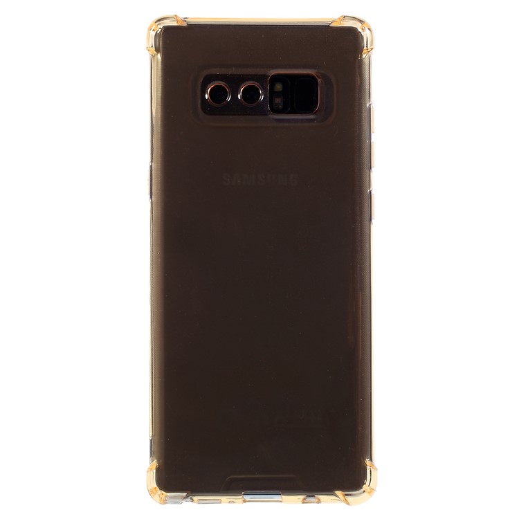 

Drop-proof Clear TPU Case Accessory for Samsung Galaxy Note 8 N950 - Gold