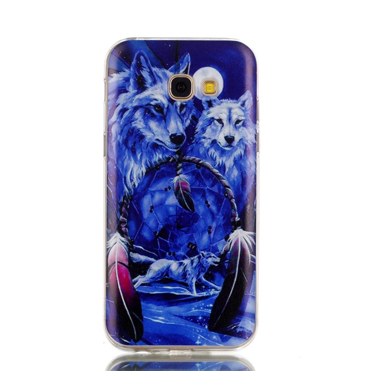 

Ultra Thin Patterned Soft TPU Protective Case for Samsung Galaxy A5 (2017) SM-A520 - Wolves