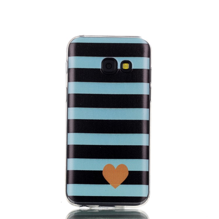 

Ultra Thin Patterned Soft TPU Protective Back Casing for Samsung Galaxy A3 (2017) - Stripe