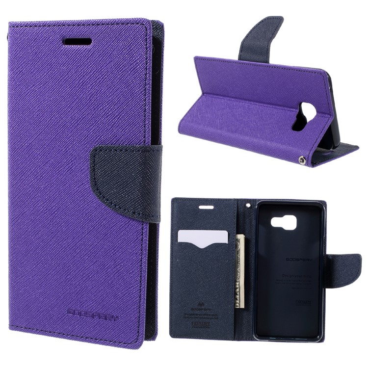 

MERCURY GOOSPERY Fancy Diary Leather Cover for Samsung Galaxy A5 SM-A510F (2016) - Purple, Galaxy A5 SM-A510F (2016)