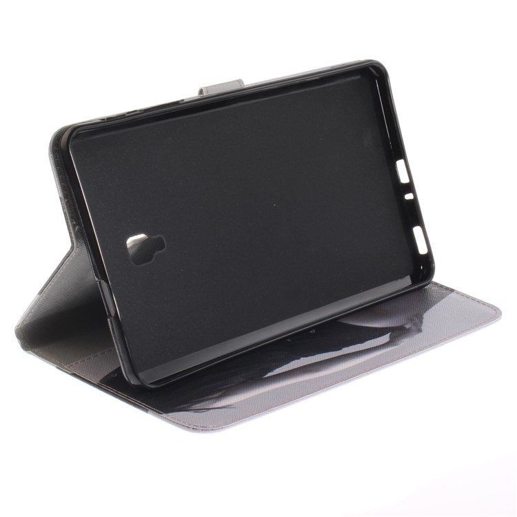 Pattern Printing PU Leather Wallet Cover with Stand for Samsung Galaxy Tab A 8.0 (2017) SM-T385 - Hot Lady-6
