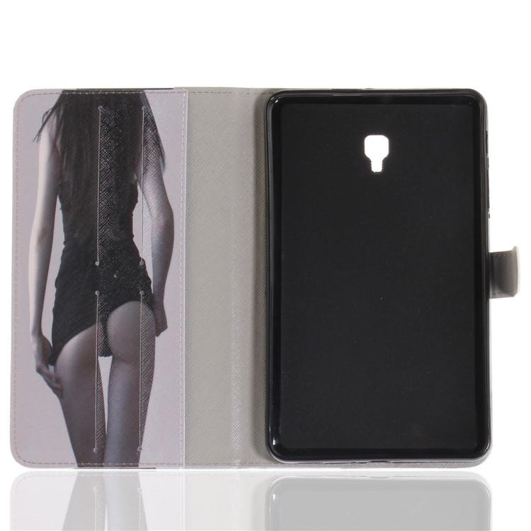 Pattern Printing PU Leather Wallet Cover with Stand for Samsung Galaxy Tab A 8.0 (2017) SM-T385 - Hot Lady-9
