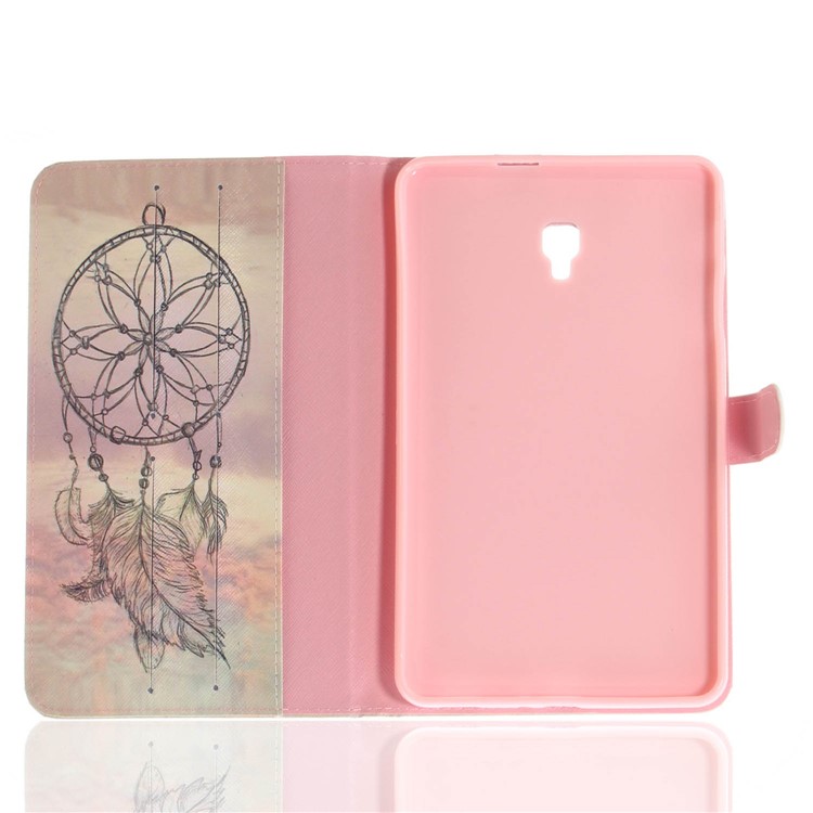 Pattern Printing Wallet PU Leather Tablet Case for Samsung Galaxy Tab A 8.0 (2017) SM-T385 - Black Dream Catcher-9