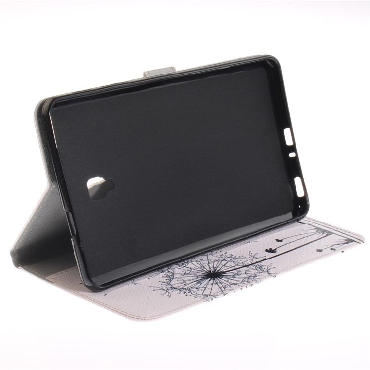 Pattern Printing PU Leather Wallet Tablet Cover for Samsung Galaxy Tab A 8.0 (2017) SM-T385 - Dandelion Pattern-6