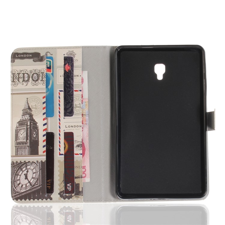 Pattern Printing PU Leather Wallet Tablet Shell for Samsung Galaxy Tab A 8.0 (2017) SM-T385 - London-8
