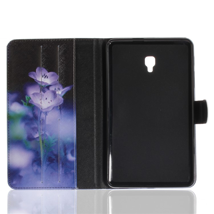 Pattern Printing PU Leather Wallet Tablet Case with Stand for Samsung Galaxy Tab A 8.0 (2017) SM-T385 - Vivid Flowers-9