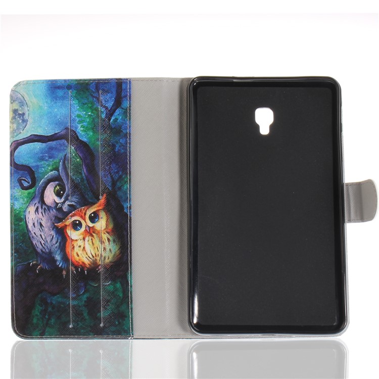 Pattern Printing PU Leather Wallet Tablet Cover with Stand for Samsung Galaxy Tab A 8.0 (2017) SM-T385 - Owl Pattern-9