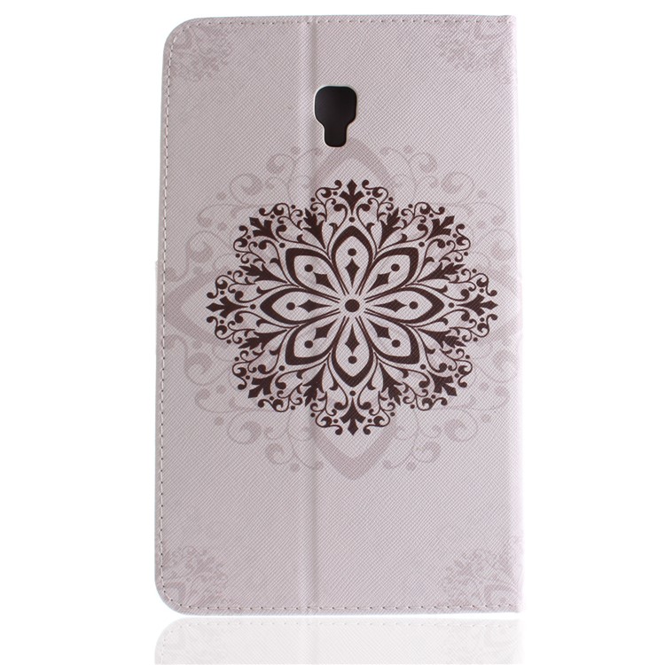 Pattern Printing PU Leather Wallet Tablet Shell with Stand for Samsung Galaxy Tab A 8.0 (2017) SM-T385 - Mandala Pattern-3