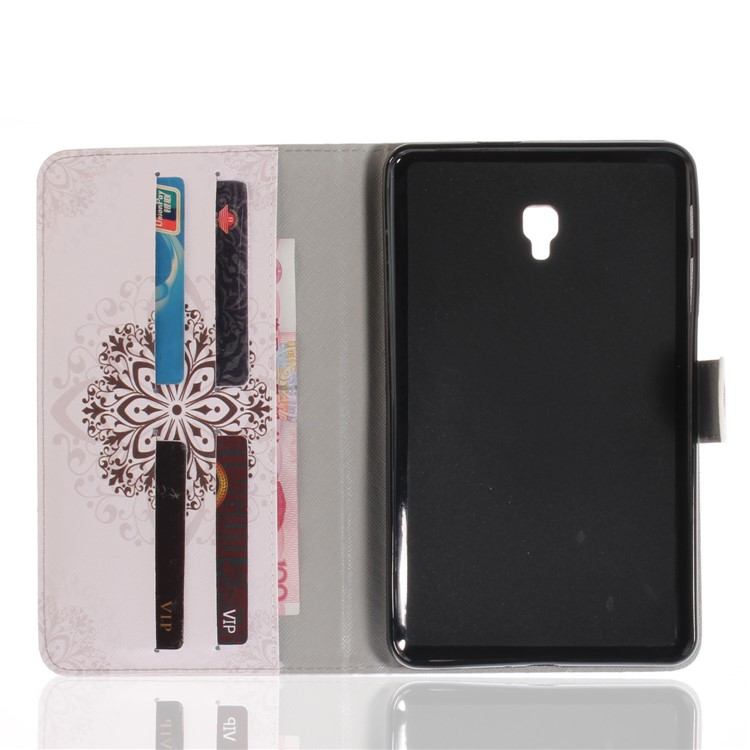 Pattern Printing PU Leather Wallet Tablet Shell with Stand for Samsung Galaxy Tab A 8.0 (2017) SM-T385 - Mandala Pattern-8