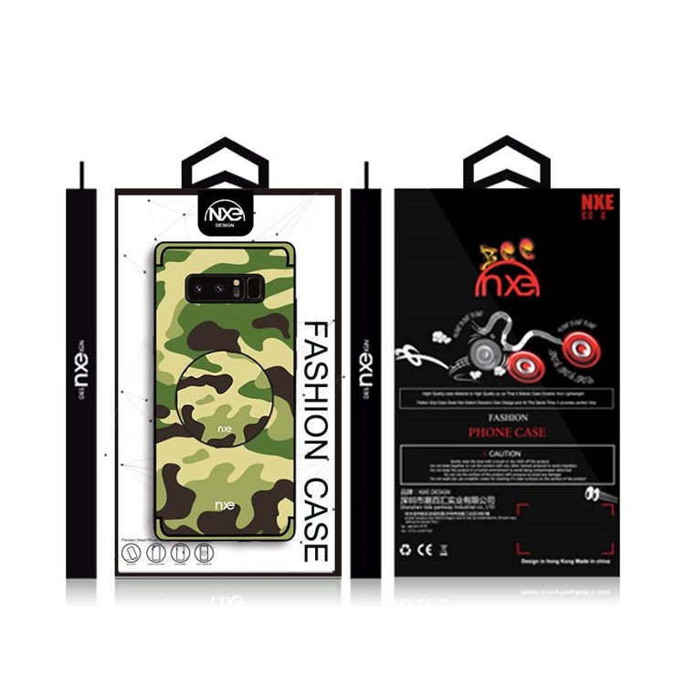 NXE for Samsung Galaxy Note 8 N950 Camouflage Plastic + TPU Combo Cover with Kickstand - Light Green-6