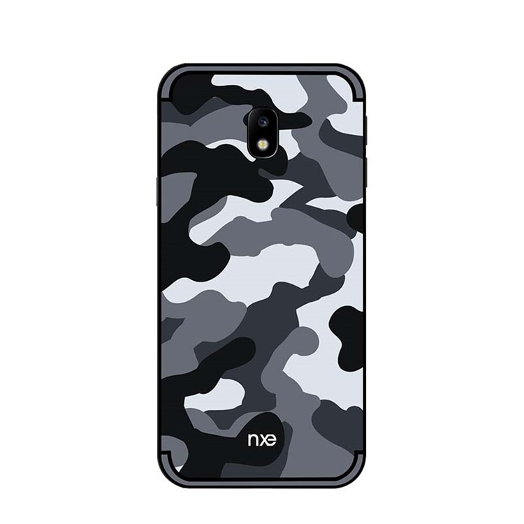 NXE Camouflage PC + TPU Hybrid Case with Kickstand for Samsung Galaxy J5 (2017) EU Version / J5 Pro (2017) - Grey-2