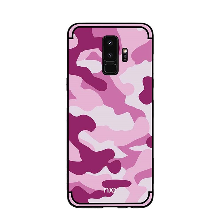 NXE Camouflage Series TPU + PC Hybrid Back Cover with Expanding Mount for Samsung Galaxy S9+ G965 - Pink-2