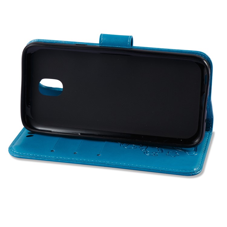 Imprint Unicorn Cloud Wallet Stand Leather Case Shell for Samsung Galaxy J5 (2017) EU Version / J5 Pro (2017) - Blue-6