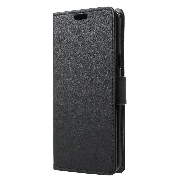Flip PU Leather Stand Wallet Protective Cover for Samsung Galaxy S9 G960 - Black-3