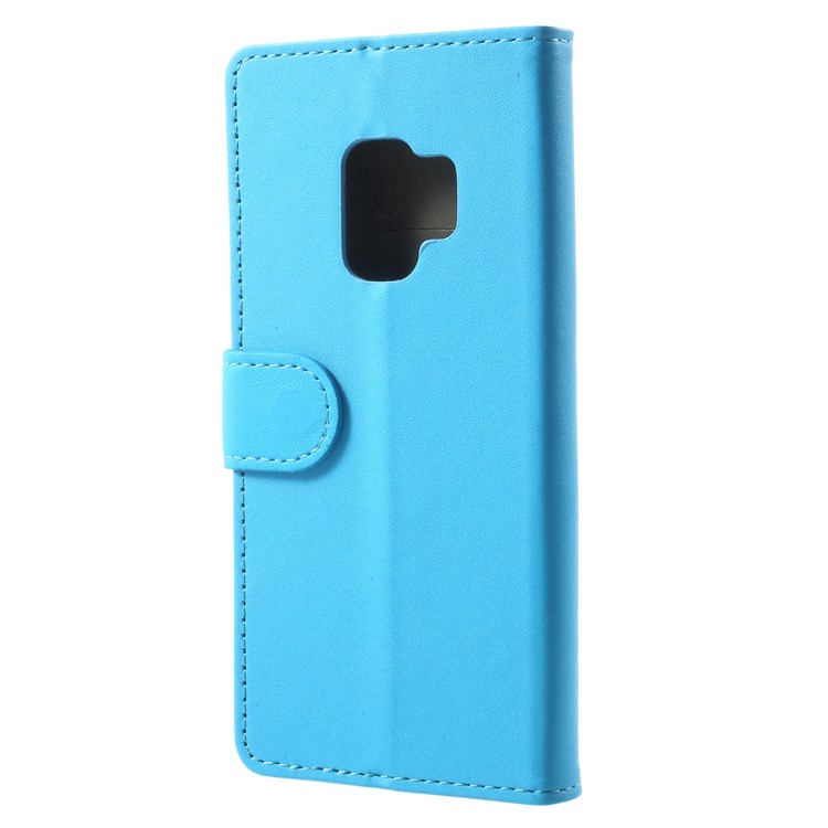 Flip PU Leather Stand Wallet Mobile Cover for Samsung Galaxy S9 G960 - Blue-2