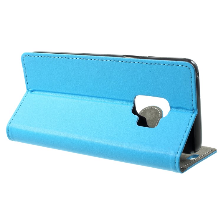 Flip PU Leather Stand Wallet Mobile Cover for Samsung Galaxy S9 G960 - Blue-4