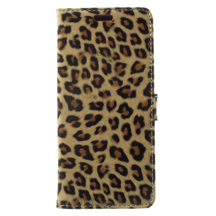 Leopard Pattern Magnetic Leather Wallet Phone Case for Samsung Galaxy S9 G960-3
