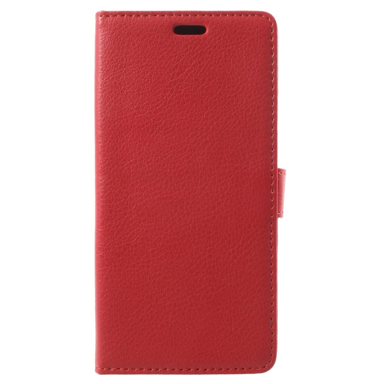 Litchi Texture Wallet PU Leather Case for Samsung Galaxy S9 G960 - Red-3