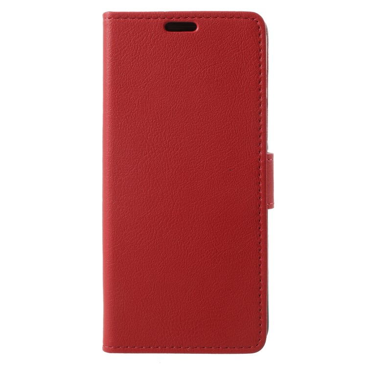 Wallet Magnetic Stand Leather Mobile Phone Shell for Samsung Galaxy S9 G960 - Red-3