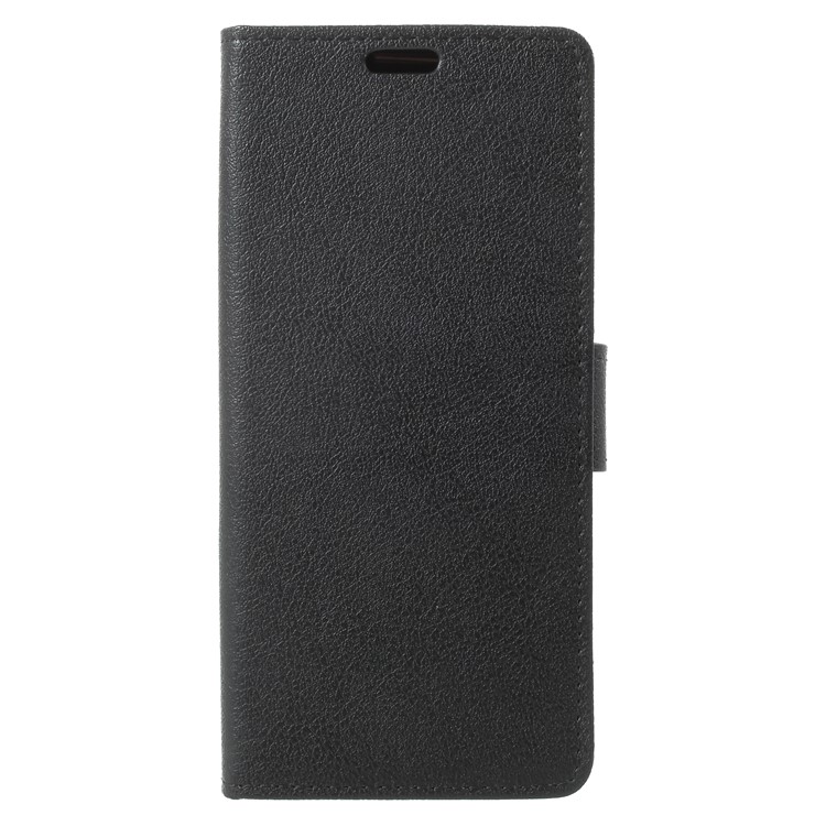 Wallet Magnetic Stand Leather Mobile Phone Case for Samsung Galaxy S9 G960 - Black-1