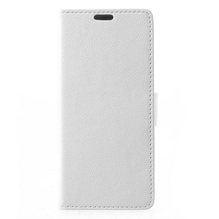 Wallet Magnetic Stand Leather Mobile Phone Cover for Samsung Galaxy S9 G960 - White-1