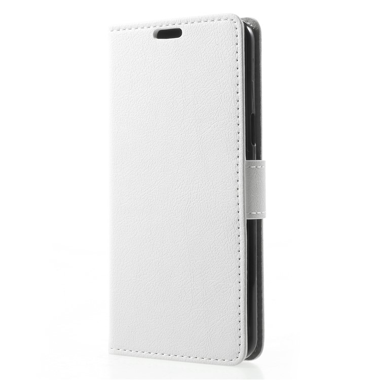 Wallet Magnetic Stand Leather Mobile Phone Cover for Samsung Galaxy S9 G960 - White-3