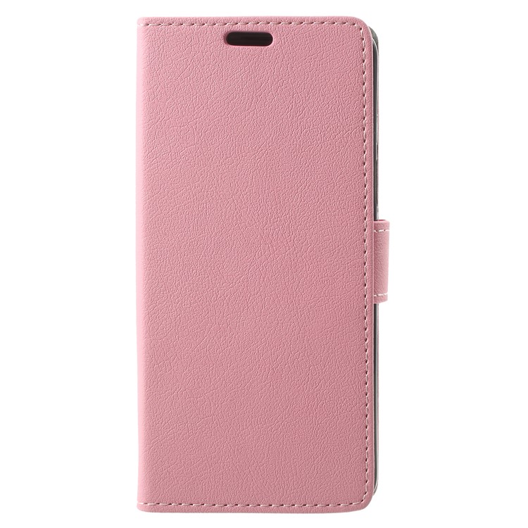Wallet Magnetic Stand Leather Mobile Phone Casing for Samsung Galaxy S9 G960 - Pink-1