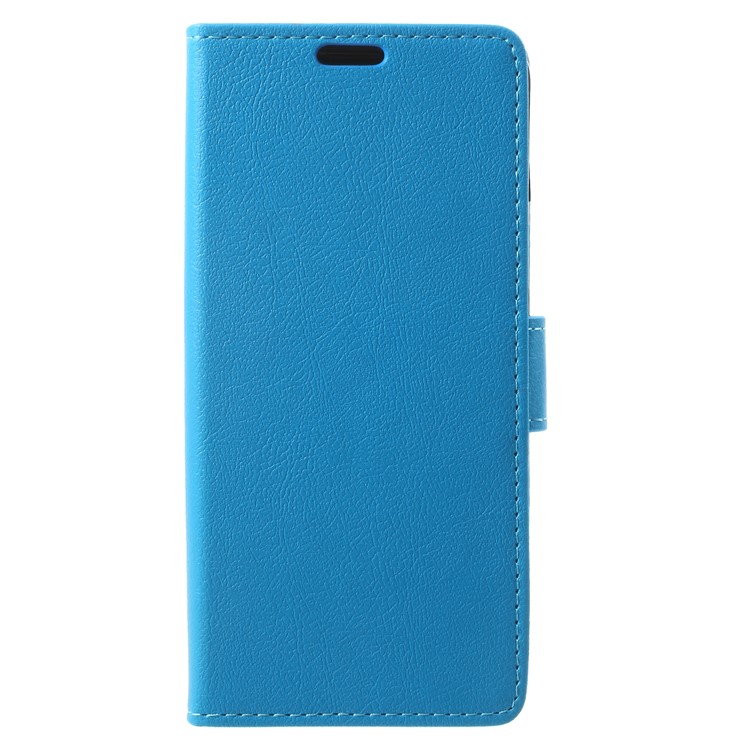 Wallet Magnetic Stand Leather Cell Phone Shell for Samsung Galaxy S9 G960 - Blue-1