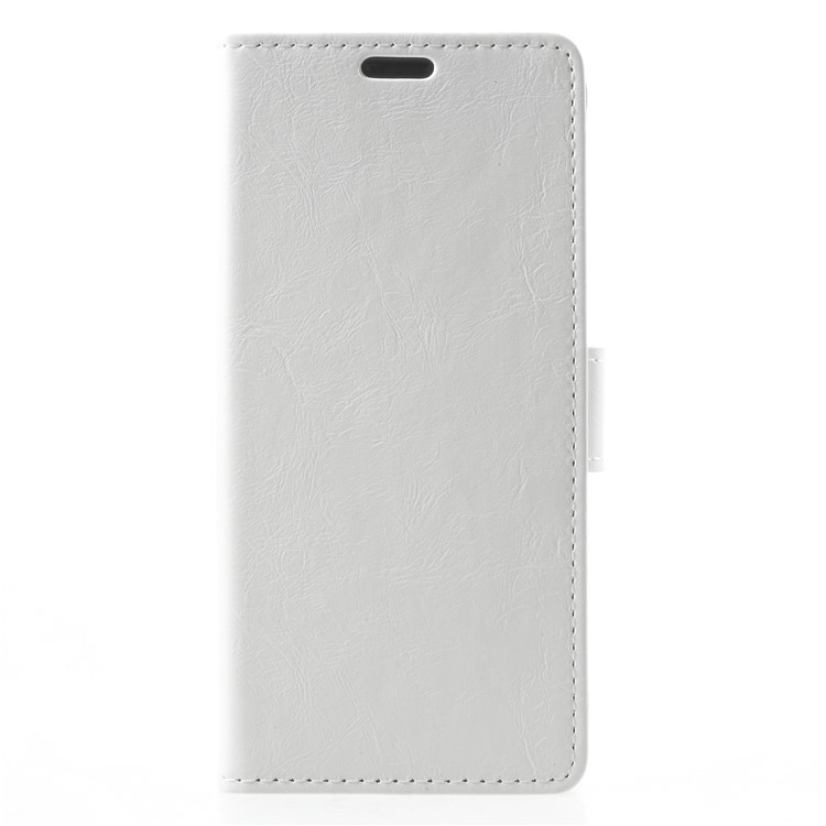 Crazy Horse Magnetic Stand Wallet Leather Mobile Phone Shell for Samsung Galaxy S9 G960 - White-1