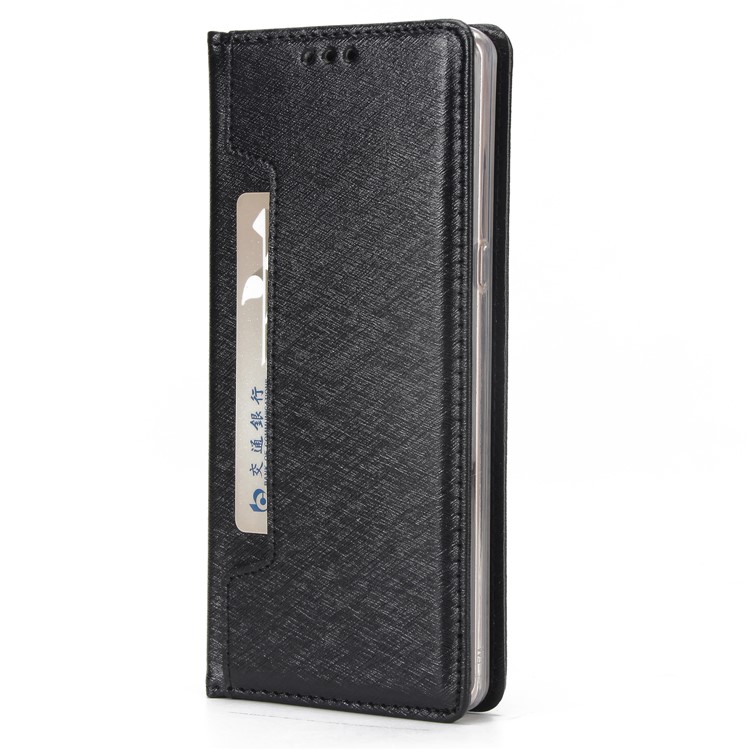 Detachable 2-in-1 Silk Texture Leather Wallet Cover for Samsung Galaxy Note 8 SM-N950 - Black-2
