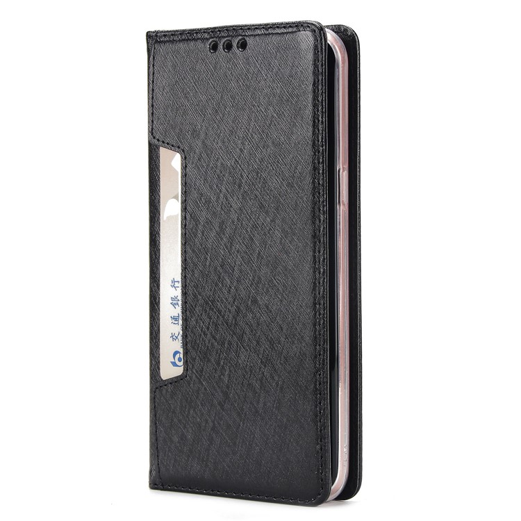 Detachable 2-in-1 Silk Texture Leather Wallet Cover for Samsung Galaxy S8 SM-G950 - Black-2
