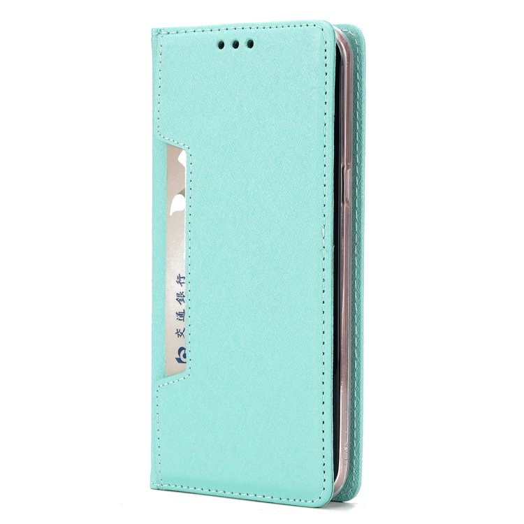 Detachable 2-in-1 Silk Texture Leather Wallet Mobile Phone Cover for Samsung Galaxy S8 SM-G950 - Green-2