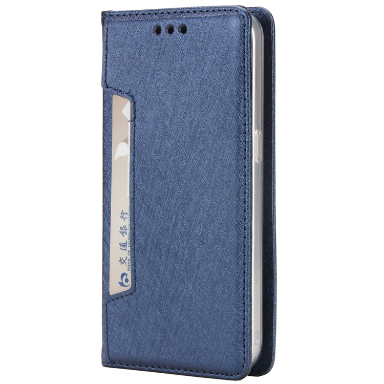 Silk Texture Detachable 2-in-1 Leather Stand Phone Cover for Samsung Galaxy S7 G930 - Blue-2