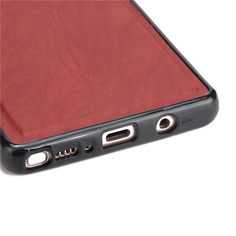 Detachable 2-in-1 Leather Wallet Cover + TPU Mobile Casing for Samsung Galaxy Note 8 SM-N950 - Brown-8