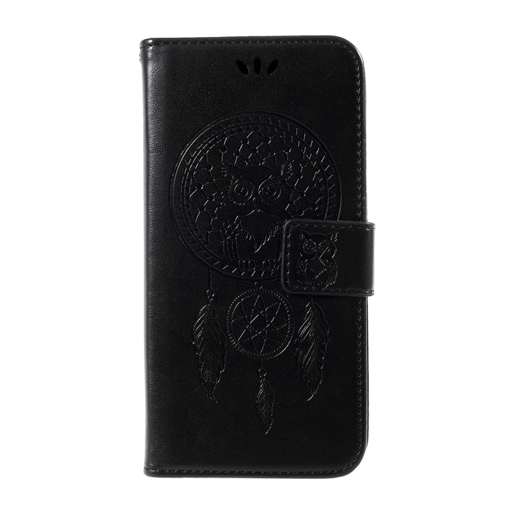 Imprint Owl Dream Catcher Pattern PU Leather Case for Samsung Galaxy J5 (2017) EU Version/J5 Pro (2017) - Black-3