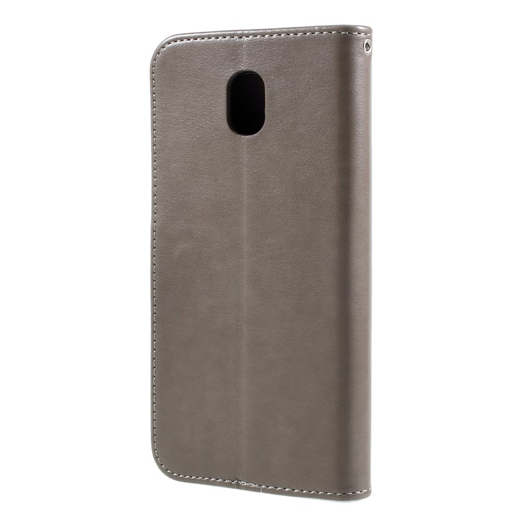 Imprint Owl Dream Catcher Pattern PU Leather Mobile Case for Samsung Galaxy J5 (2017) EU Version/J5 Pro (2017) - Grey-2