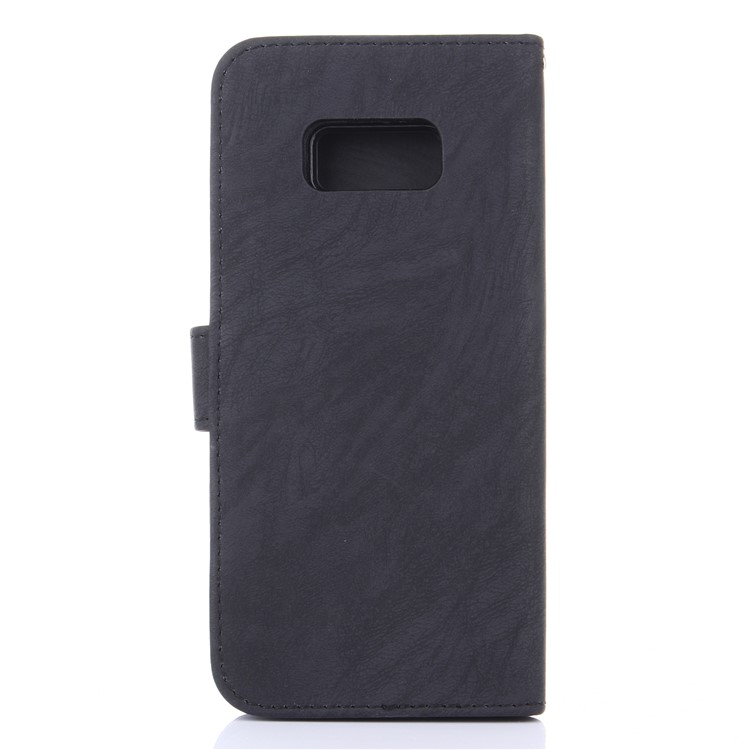 2-in-1 Leather Wallet Cover + Detachable TPU Case for Samsung Galaxy S8+ SM-G955 - Black-2