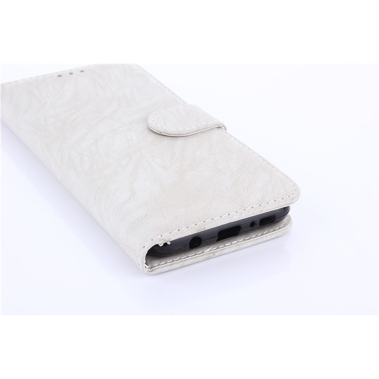 2-in-1 Leather Wallet Cover + Detachable TPU Mobile Case for Samsung Galaxy S8 Plus SM-G955 - White-7