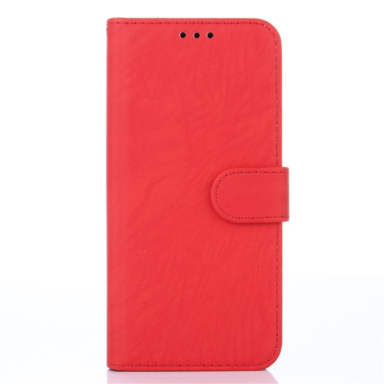 2-in-1 Leather Wallet Cover + Detachable TPU Phone Case for Samsung Galaxy S8 Plus SM-G955 - Red-1
