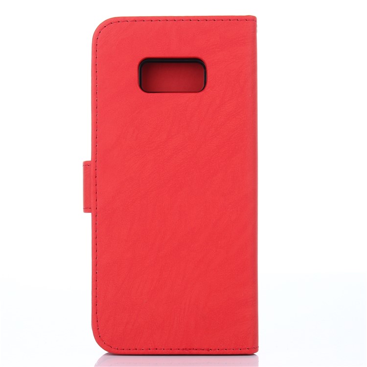2-in-1 Leather Wallet Cover + Detachable TPU Phone Case for Samsung Galaxy S8 Plus SM-G955 - Red-2