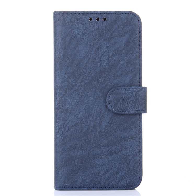 2-in-1 Leather Wallet Cover + Detachable TPU Mobile Phone Shell for Samsung Galaxy S8+ SM-G955 - Dark Blue-1
