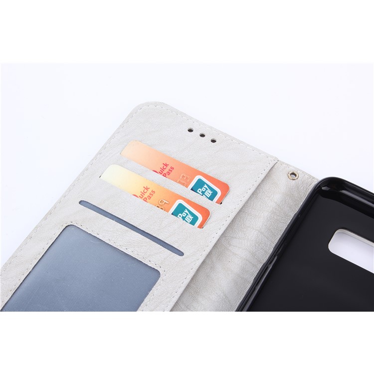Detachable 2-in-1 Leather Wallet Cover + TPU Shell for Samsung Galaxy S8 SM-G950 - White-5