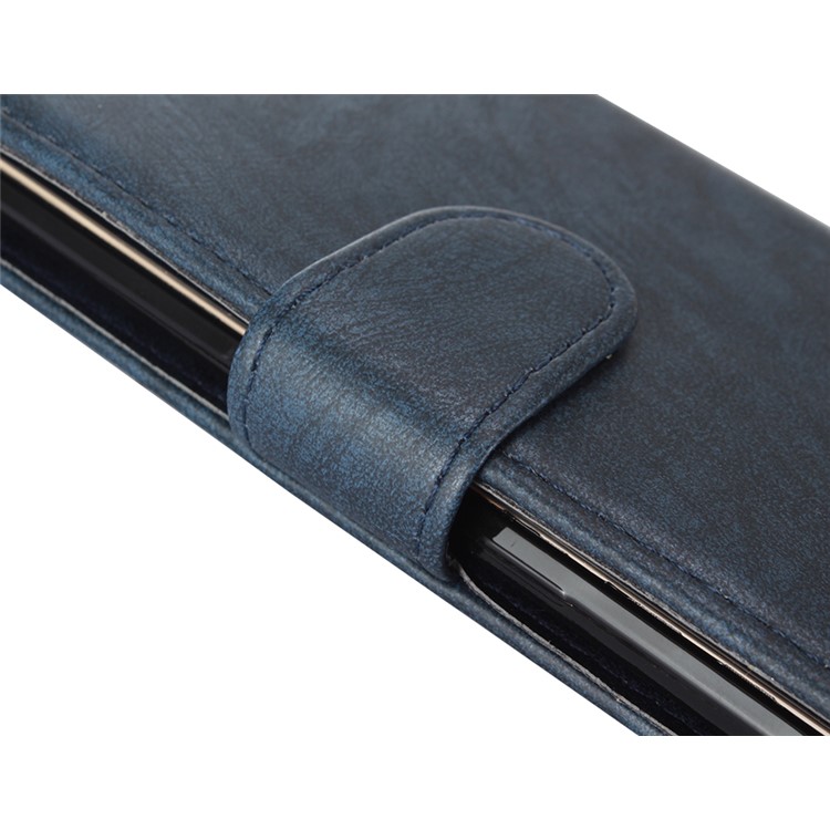 Detachable 2-in-1 Leather Wallet Cover + TPU Cell Phone Case for Samsung Galaxy S7 edge SM-G935 - Dark Blue-7