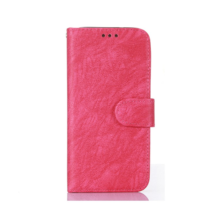 Detachable 2-in-1 Leather Wallet Cover + TPU Phone Case Accessories Mobile for Samsung Galaxy S7 edge SM-G935 - Rose-1