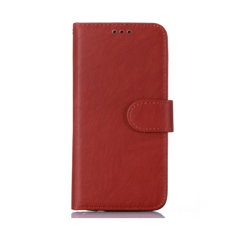 Detachable 2-in-1 Leather Wallet Cover + TPU Protective Case for Samsung Galaxy S7 edge SM-G935 - Brown-1
