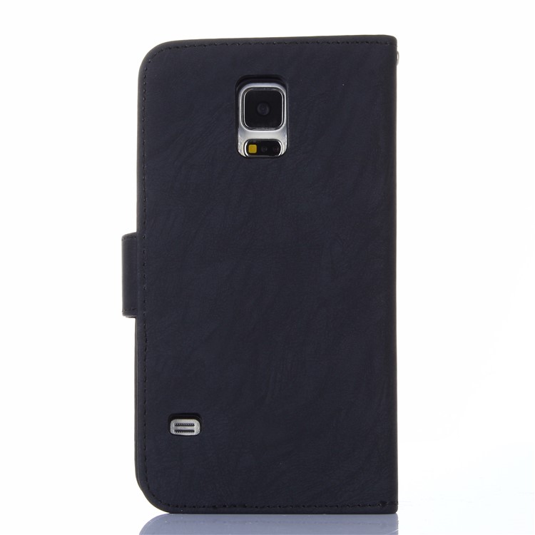Detachable 2-in-1 PU Leather Wallet Cover + TPU Back Casing for Samsung Galaxy S5 SM-G900 - Black-2